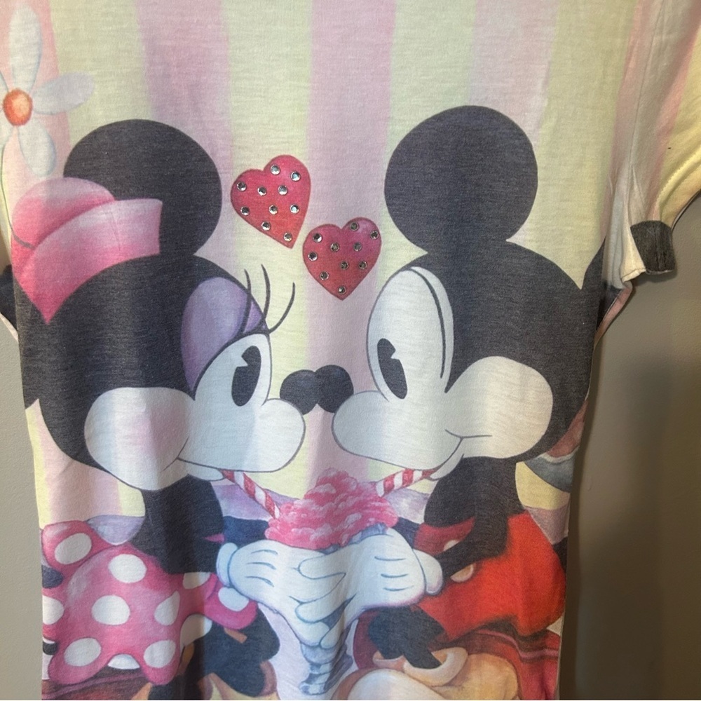 Walt Disney World Mickey and Minnie Soda Shop T Shirt Size Small - Picture 4 of 6